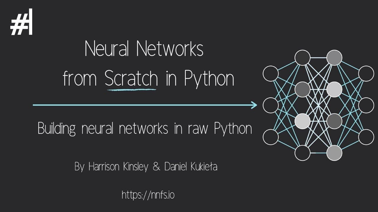 Neural Network 순수 Python으로 만들기 (영상)
